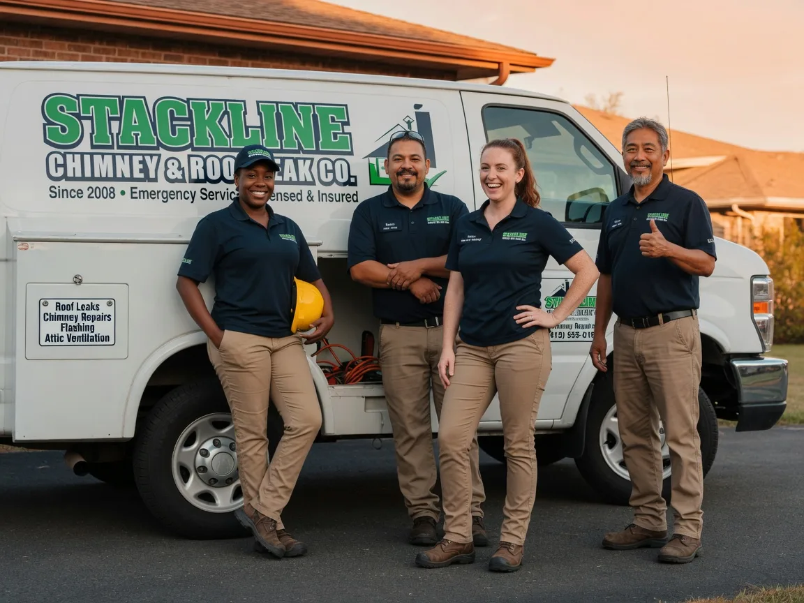 Chimney flashing repair company in Vilonia, AR